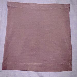 Size extra small XS basic H&M brown or beige colored pull on mini skirt